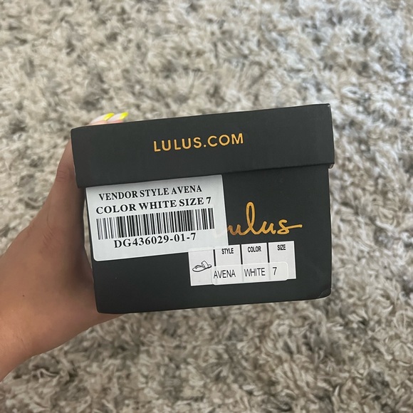 Lulu's | Shoes | Lulus Avena White Flat Sandals | Poshmark